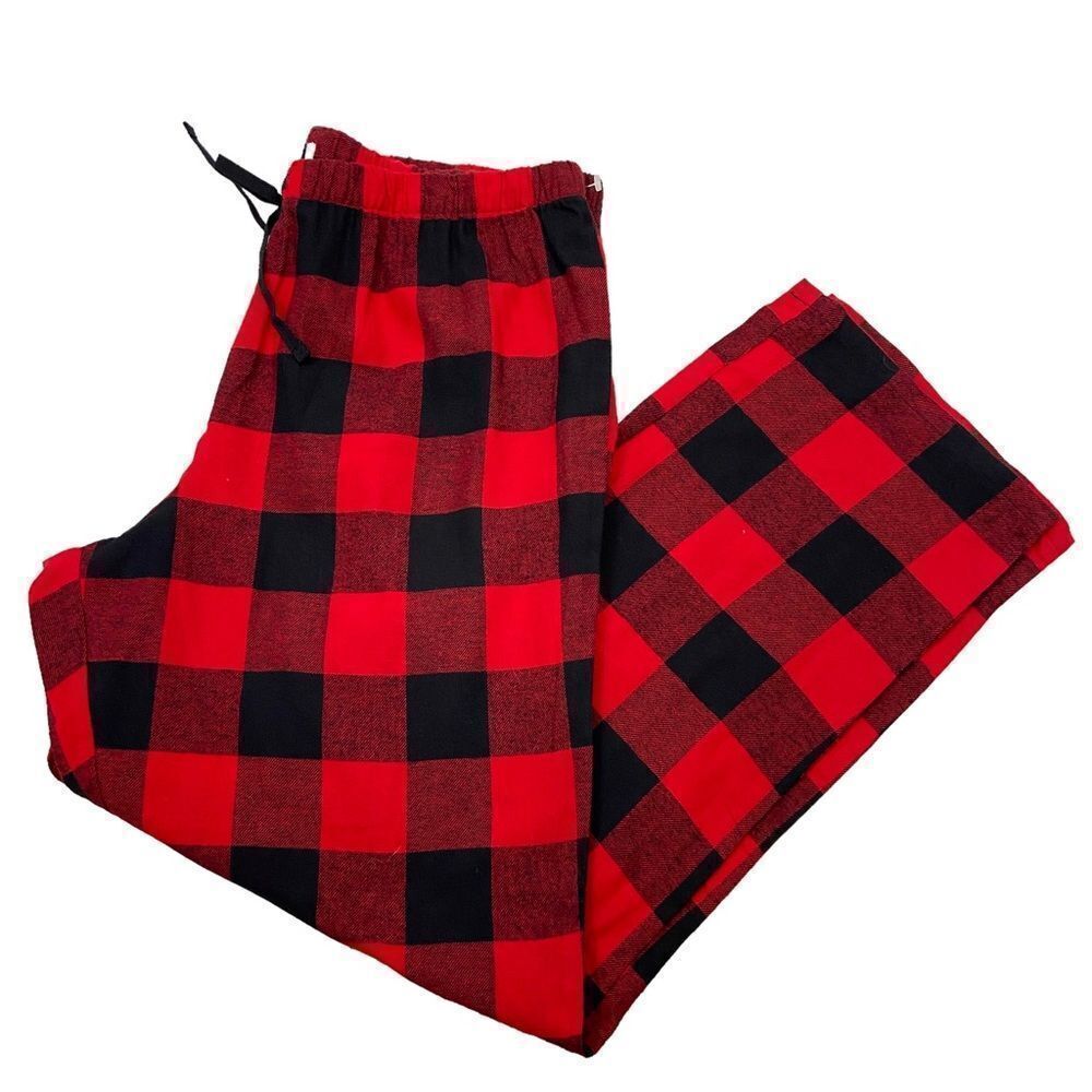 New without Tags Mens Sonoma Red and‎ Black Buffalo Check Lounge Pants Lounge